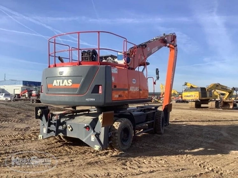 Used Atlas Material Handler for Sale,Used Material Handler for Sale,Back of Material Handler for Sale,Back of Used Atlas Material Handler for Sale